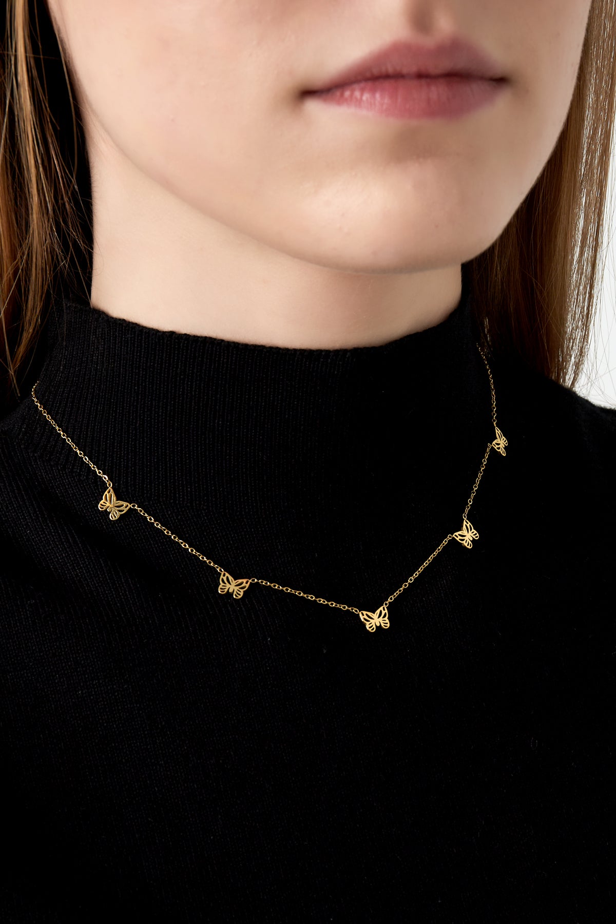 Butterfly Gold Necklace