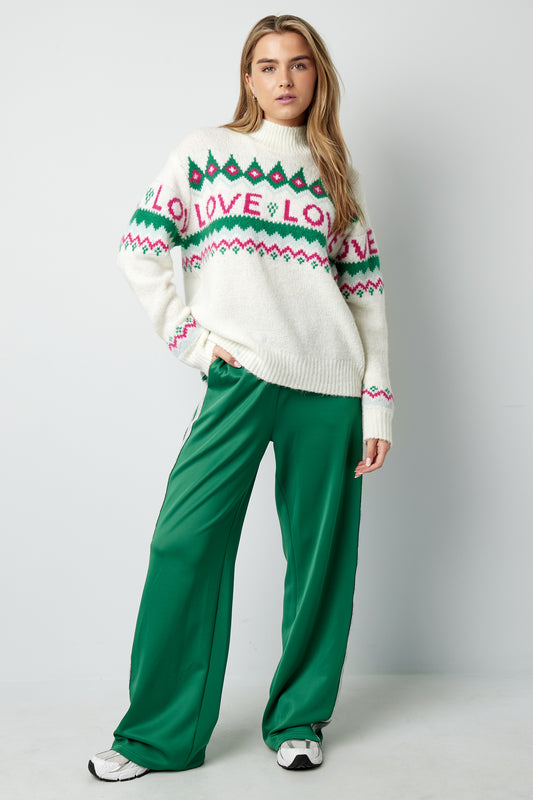 Holly Jolly Heart Sweater