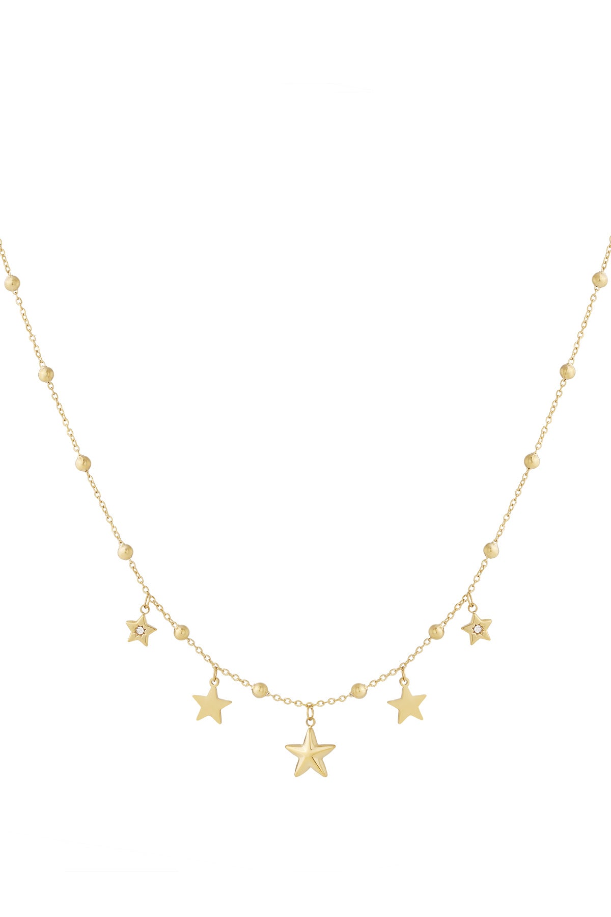 Star Charm Gold Necklace