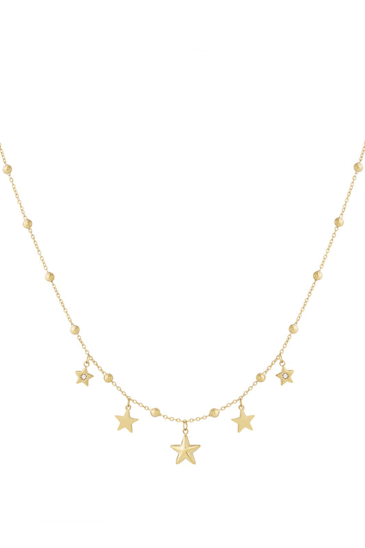 Star Charm Gold Necklace