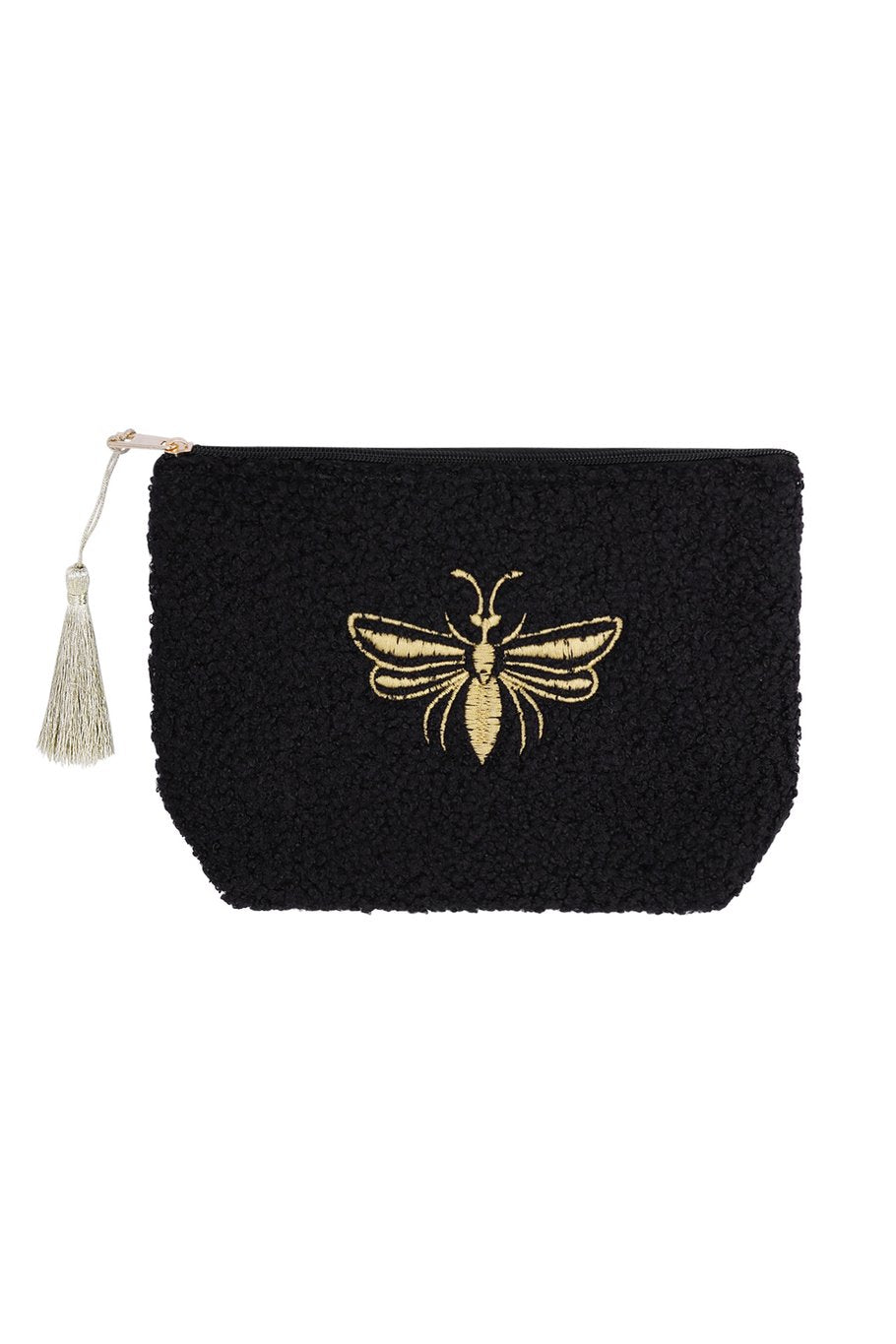 Black Teddy Bee Cosmetic Bag