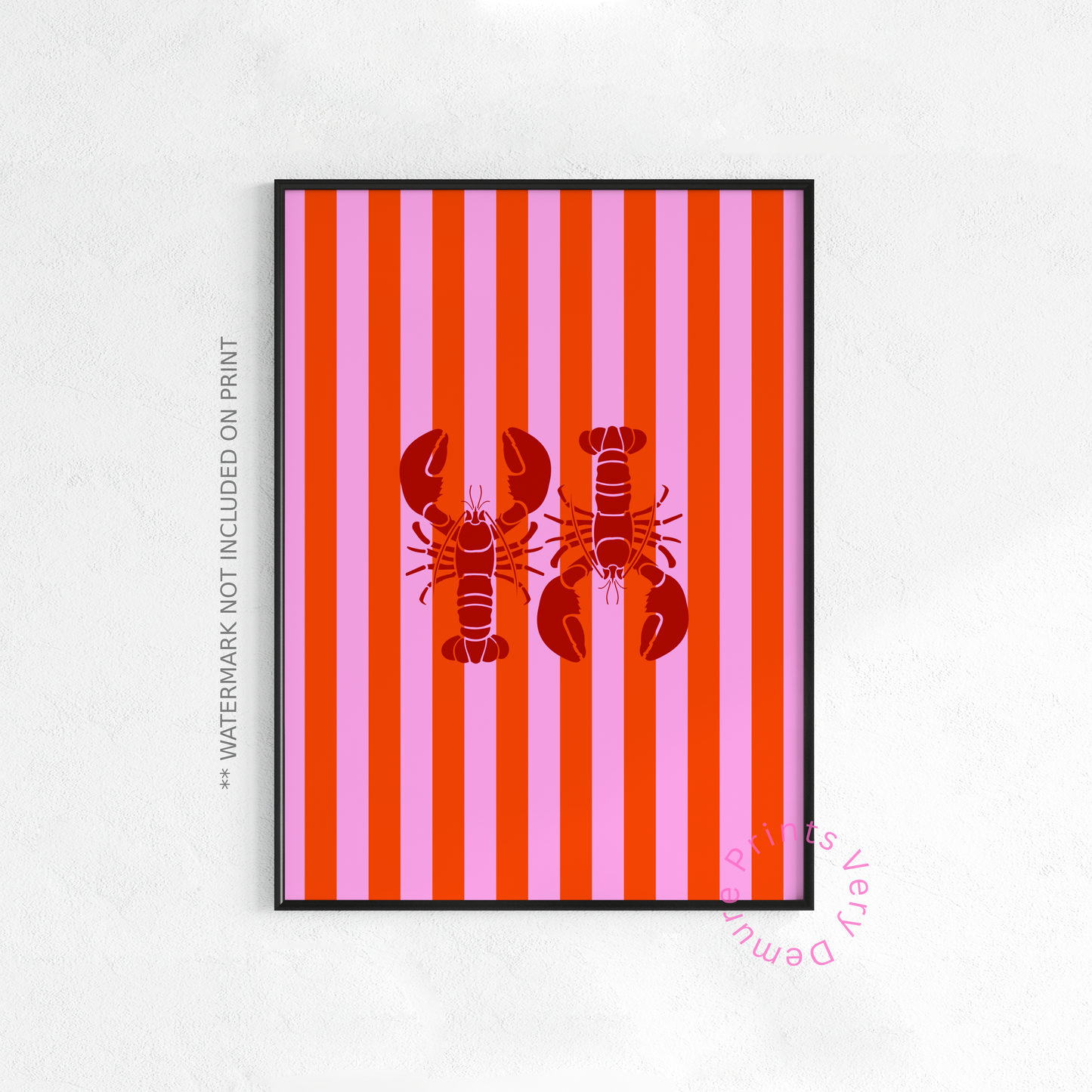Pink Red Lobsters