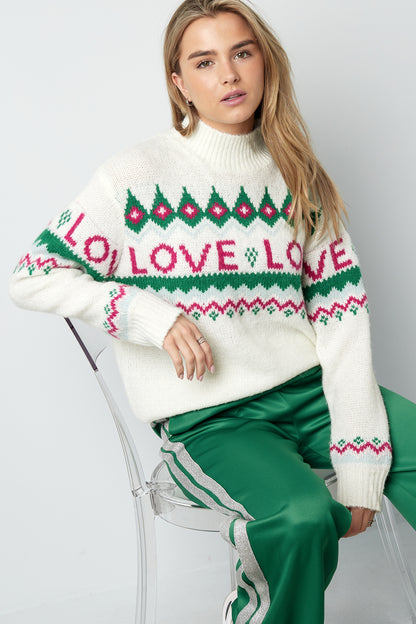 Holly Jolly Heart Sweater