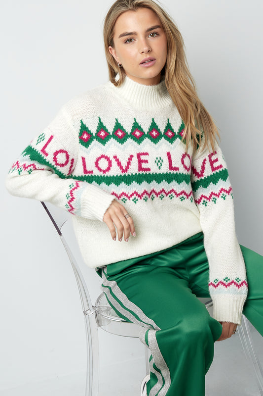 Holly Jolly Heart Sweater