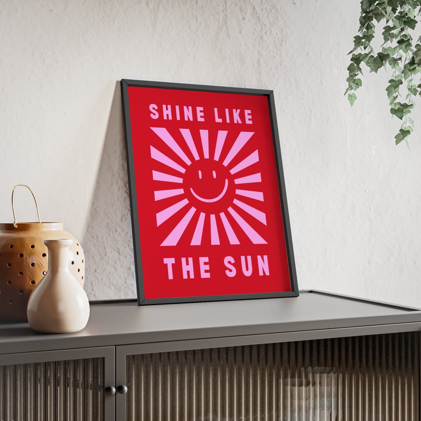 Shine Like The Sun ( Cherry Red ) - Frame