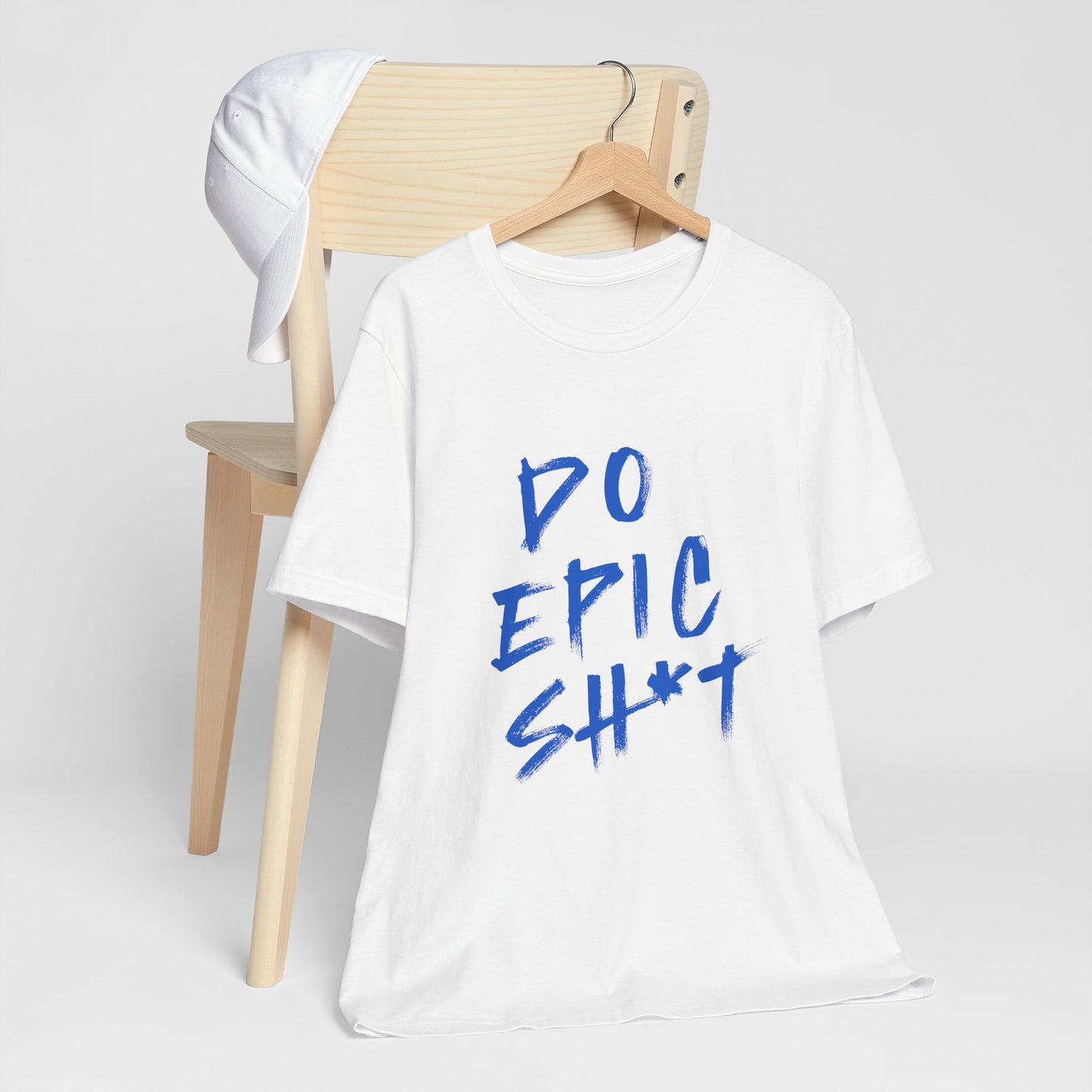 Do Epic Sh*t ( Electric Blue ) | Retro Tee | Organic Unisex T Shirt