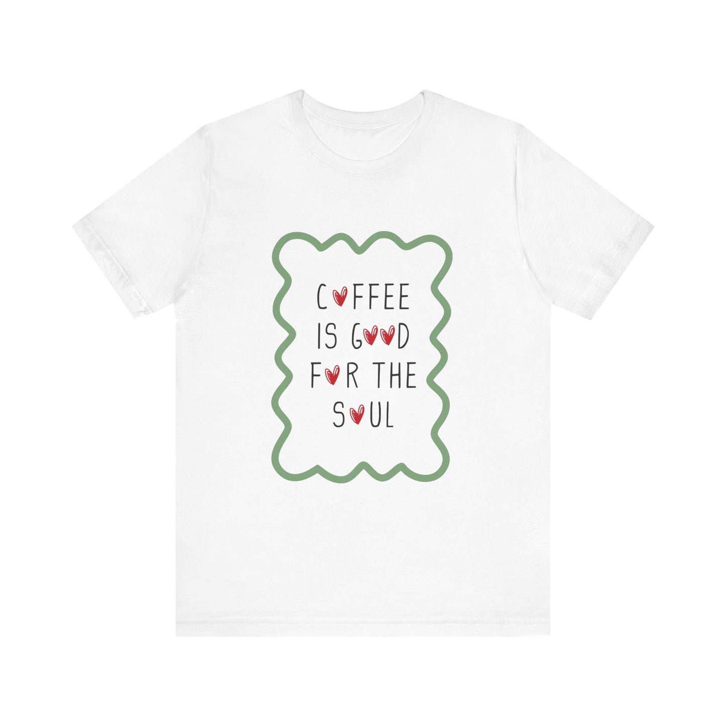 Coffee is Good for the Soul | Retro Tee | Organic Unisex T Shirt