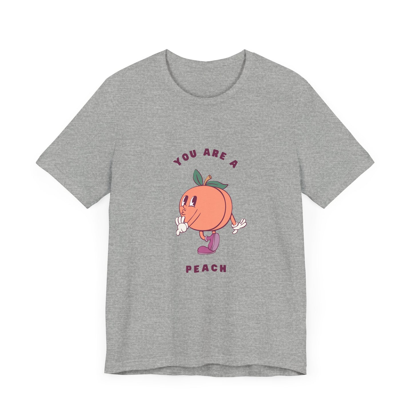 You are a Peach | Retro Tee | Organic Unisex T Shirt