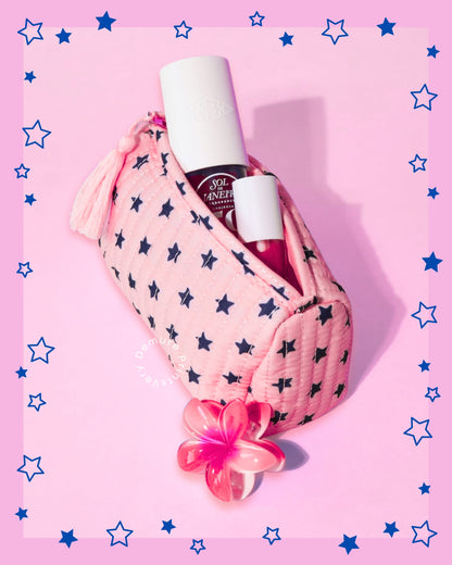 Celestial Sparkle Makeup Bag – Compact Cosmetic Travel Pouch