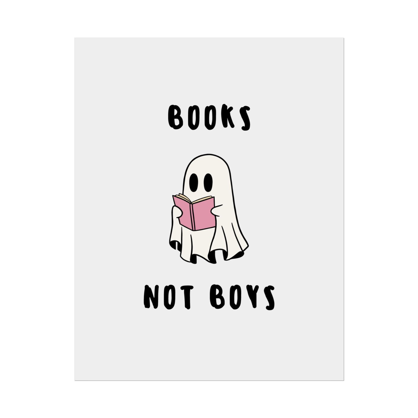 Books not Boys ( Powder Pink ) - Poster