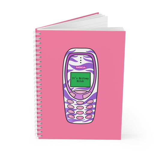 It's Britney B*tch - Sassy Scribbles Spiral Notebook