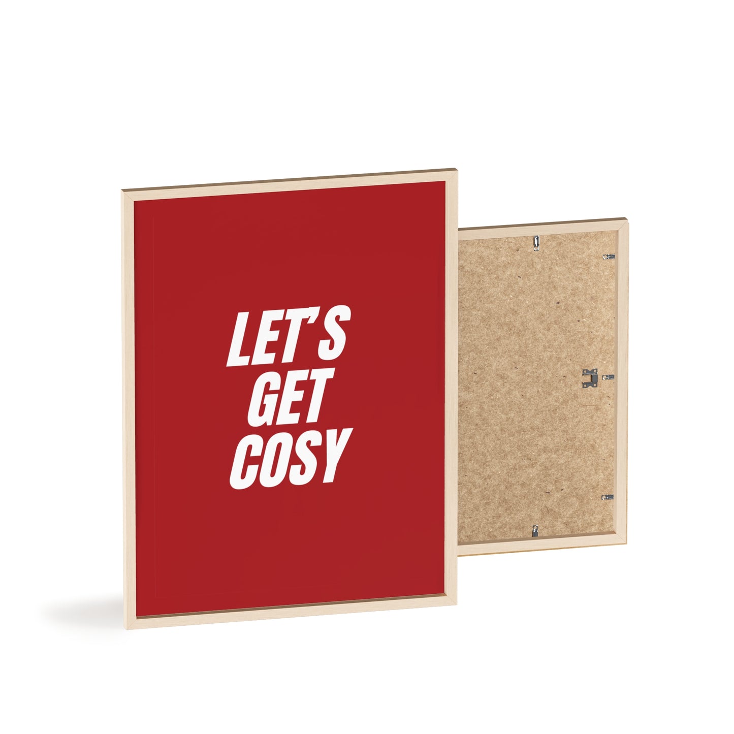 Let's Get Cosy ( Crimson ) - Frame