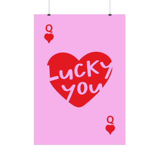 Lucky You – Heart-Shaped Good Fortune - Poster