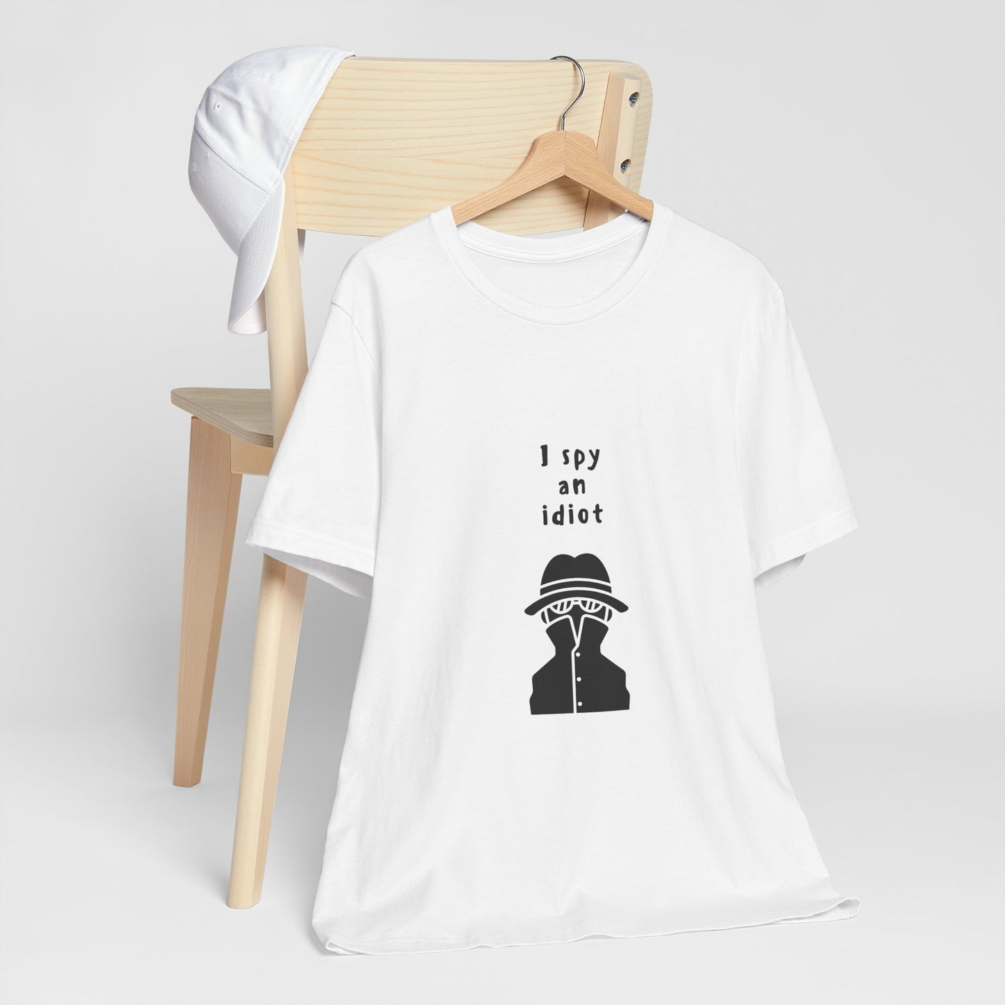 I Spy an Idiot| Retro Tee | Organic Unisex T Shirt