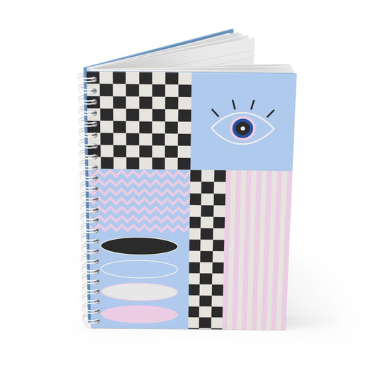 Eye See You - Sassy Scribbles Spiral Notebook