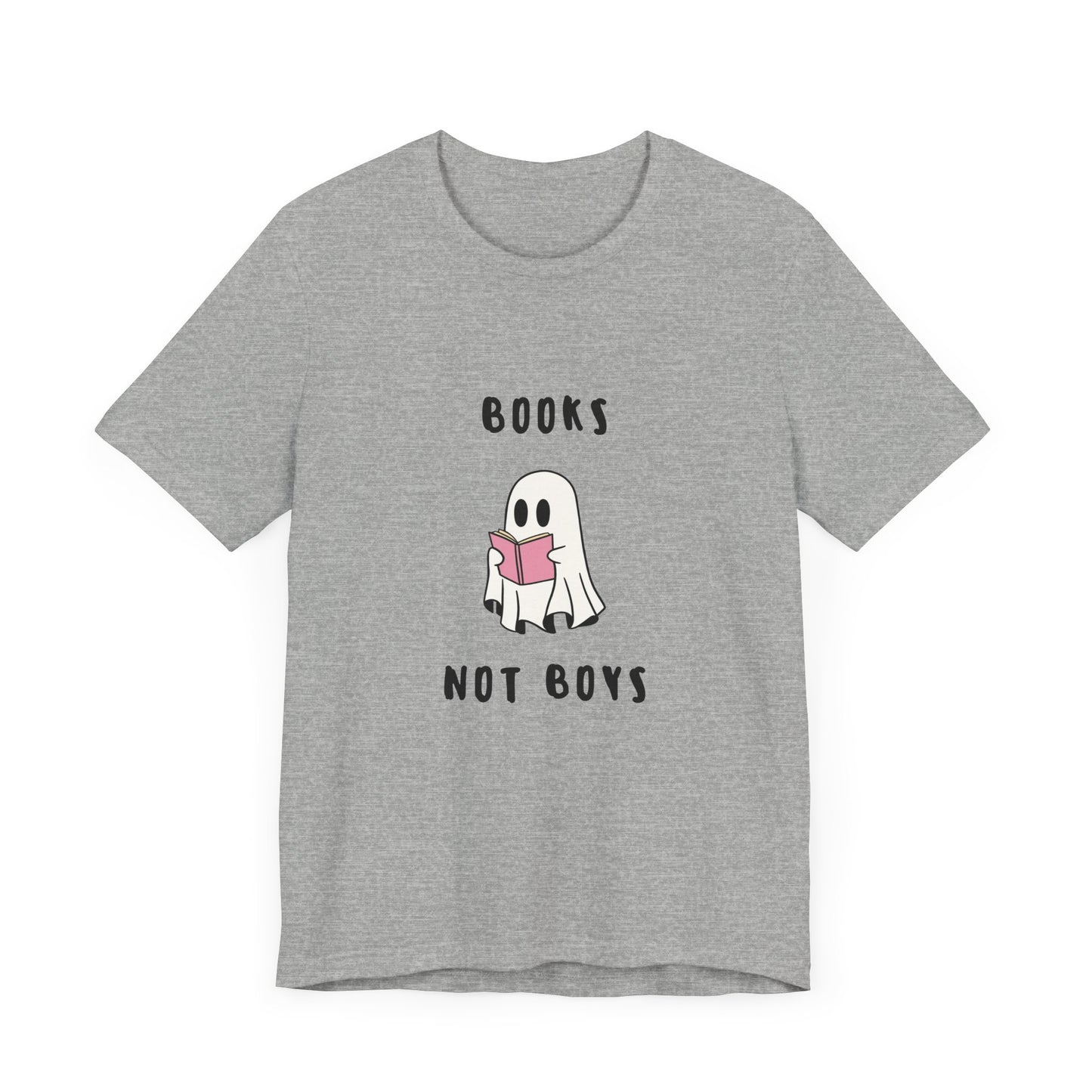 Books not Boys ( Pink ) | Retro Tee | Organic Unisex T Shirt