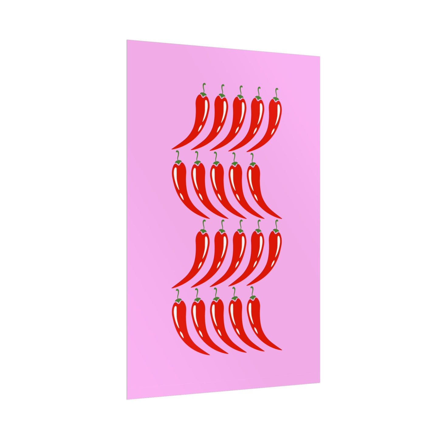 Hot Stuff – Pink Chili Print - Poster