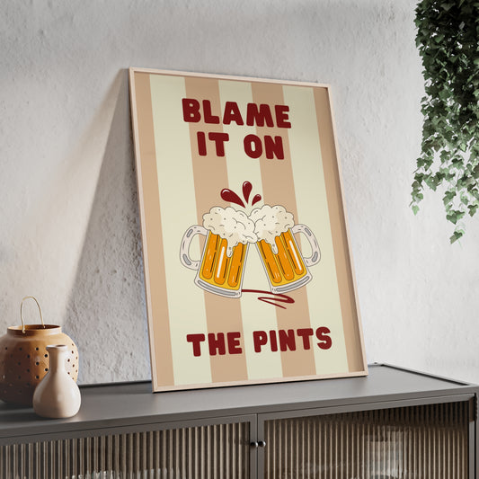 Blame It On The Pints - Frame