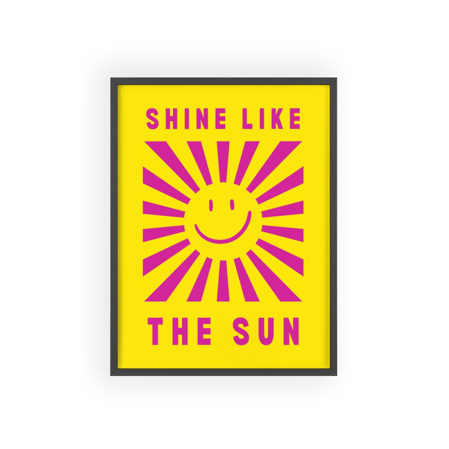 Shine Like The Sun ( Sunshine Yellow ) - Frame