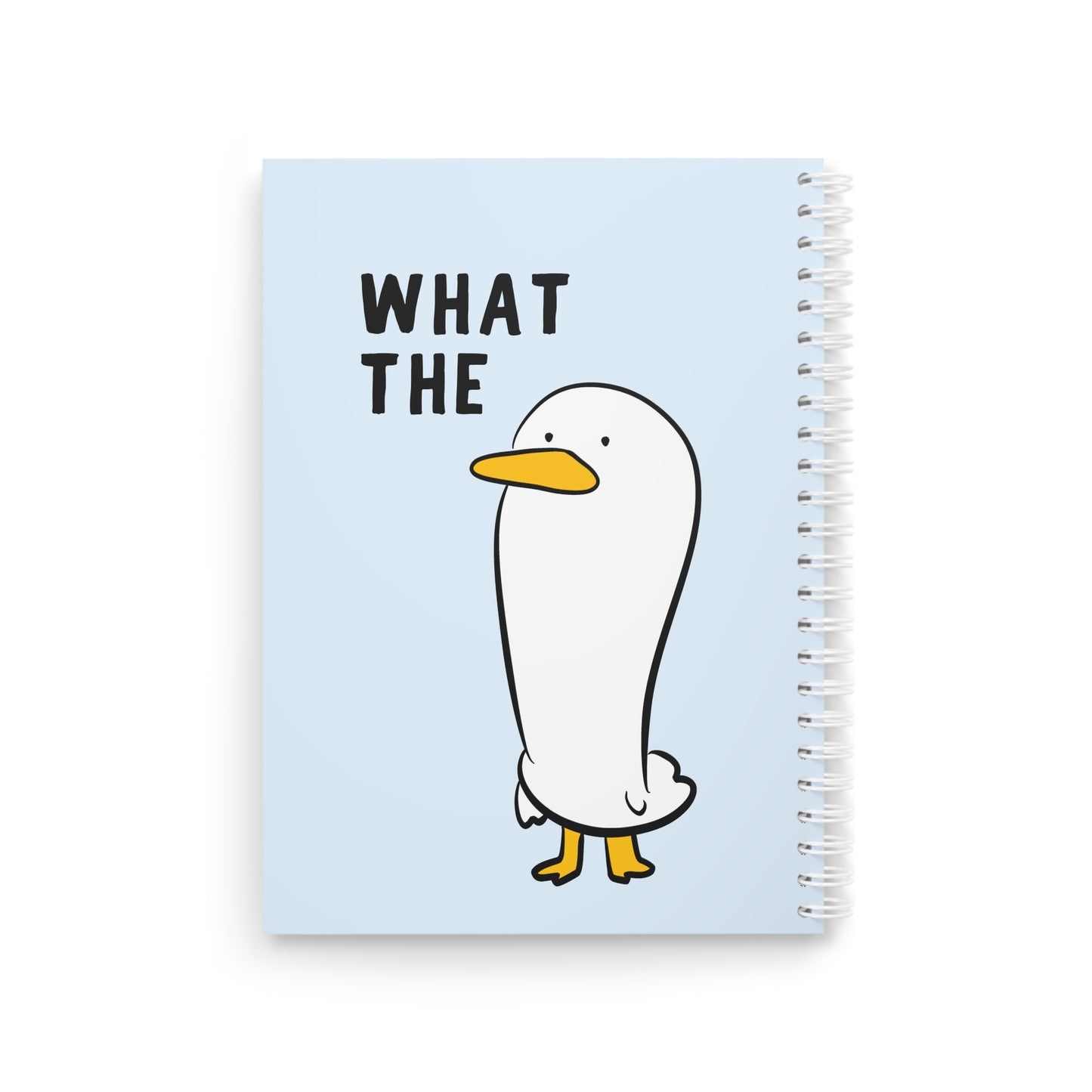 What the F*ck ( Blue ) - Sassy Scribbles Spiral Notebook