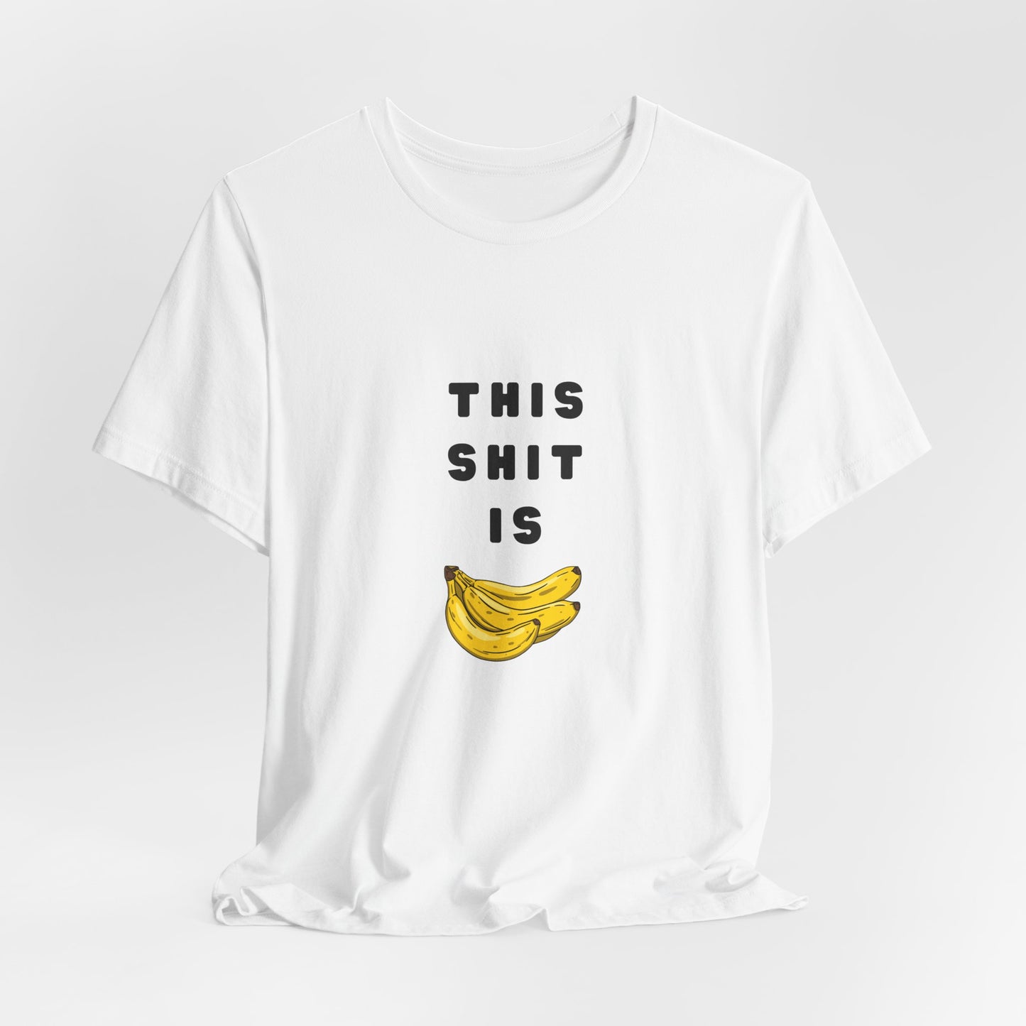 Thus Sh*t is Banana's | Retro Tee | Organic Unisex T Shirt