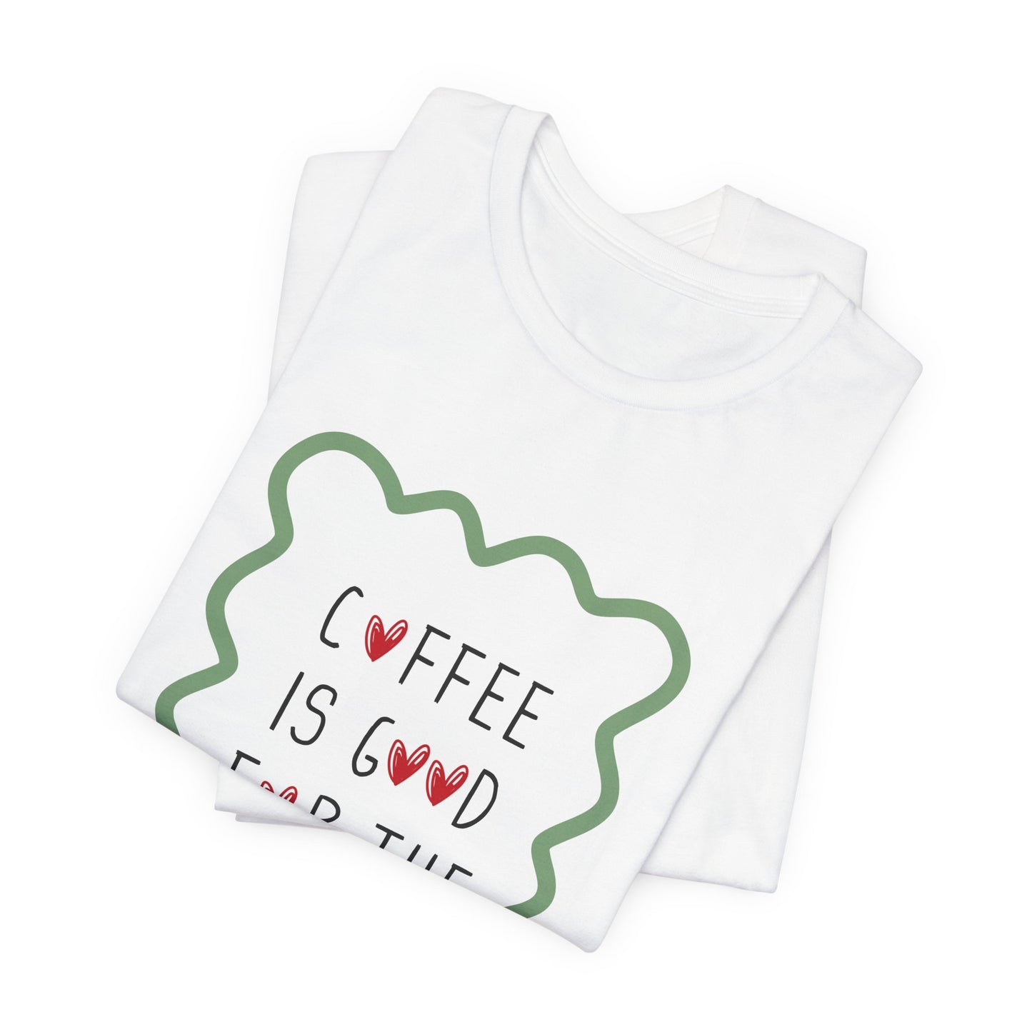 Coffee is Good for the Soul | Retro Tee | Organic Unisex T Shirt