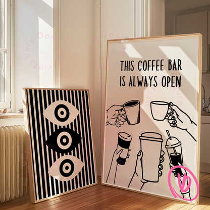 This Coffee Bar Is Always Open