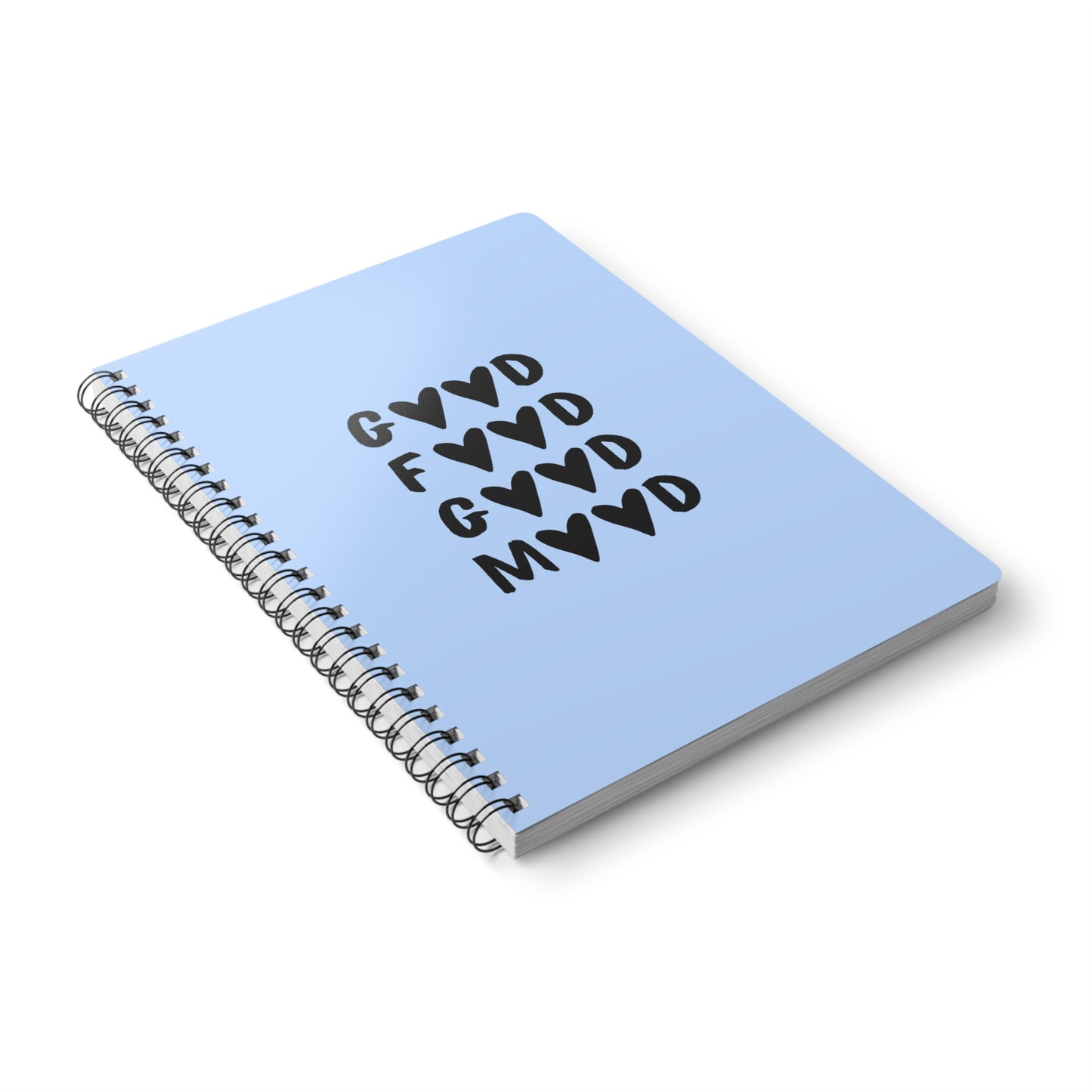 Good Food, Good Mood - Sassy Scribbles Spiral Notebook