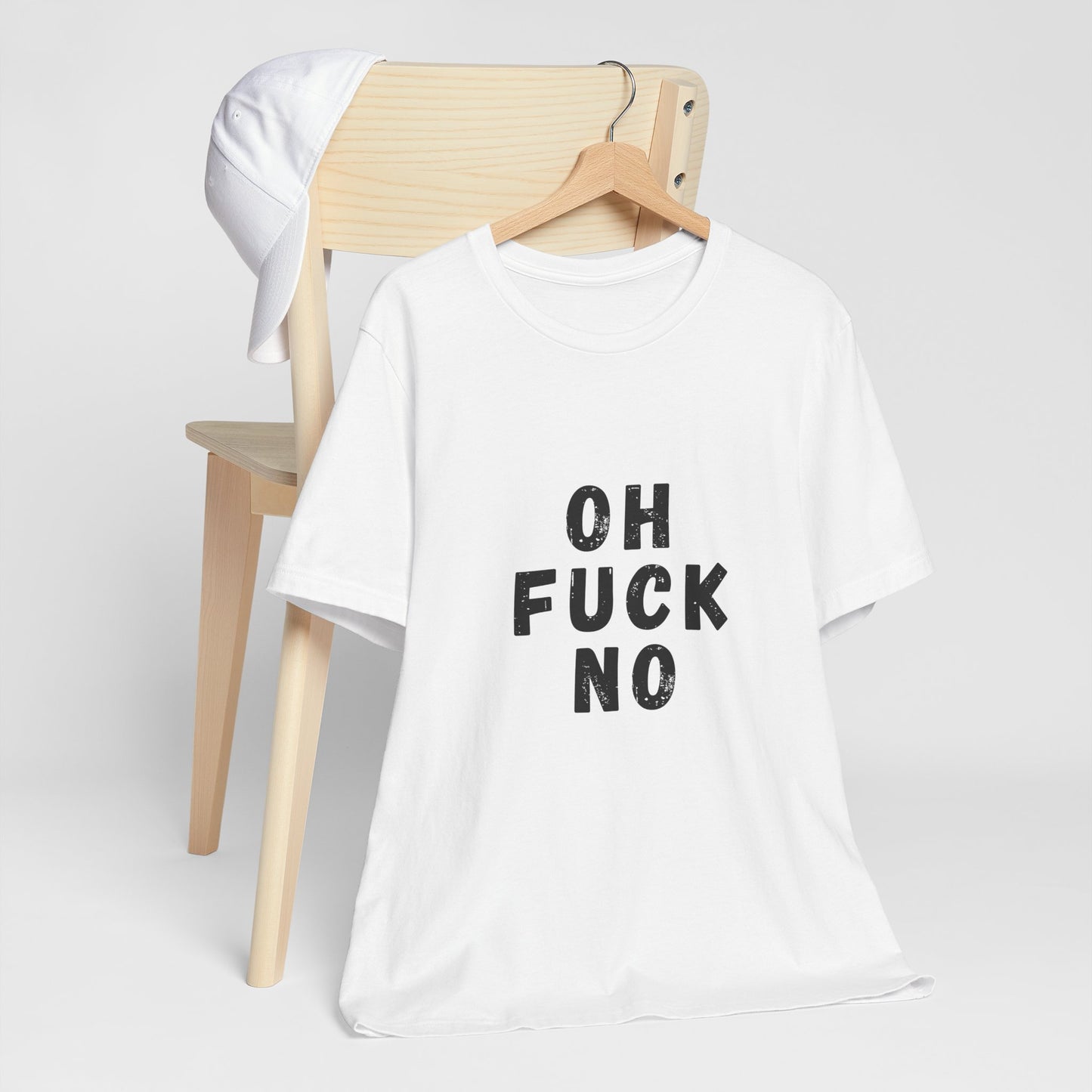 Oh F*ck No | Retro Tee | Organic Unisex T Shirt