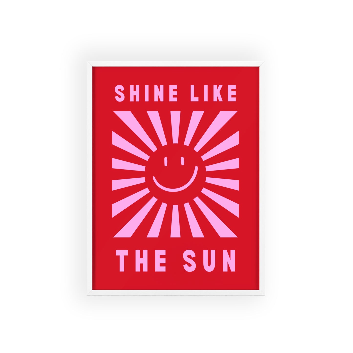 Shine Like The Sun ( Cherry Red ) - Frame