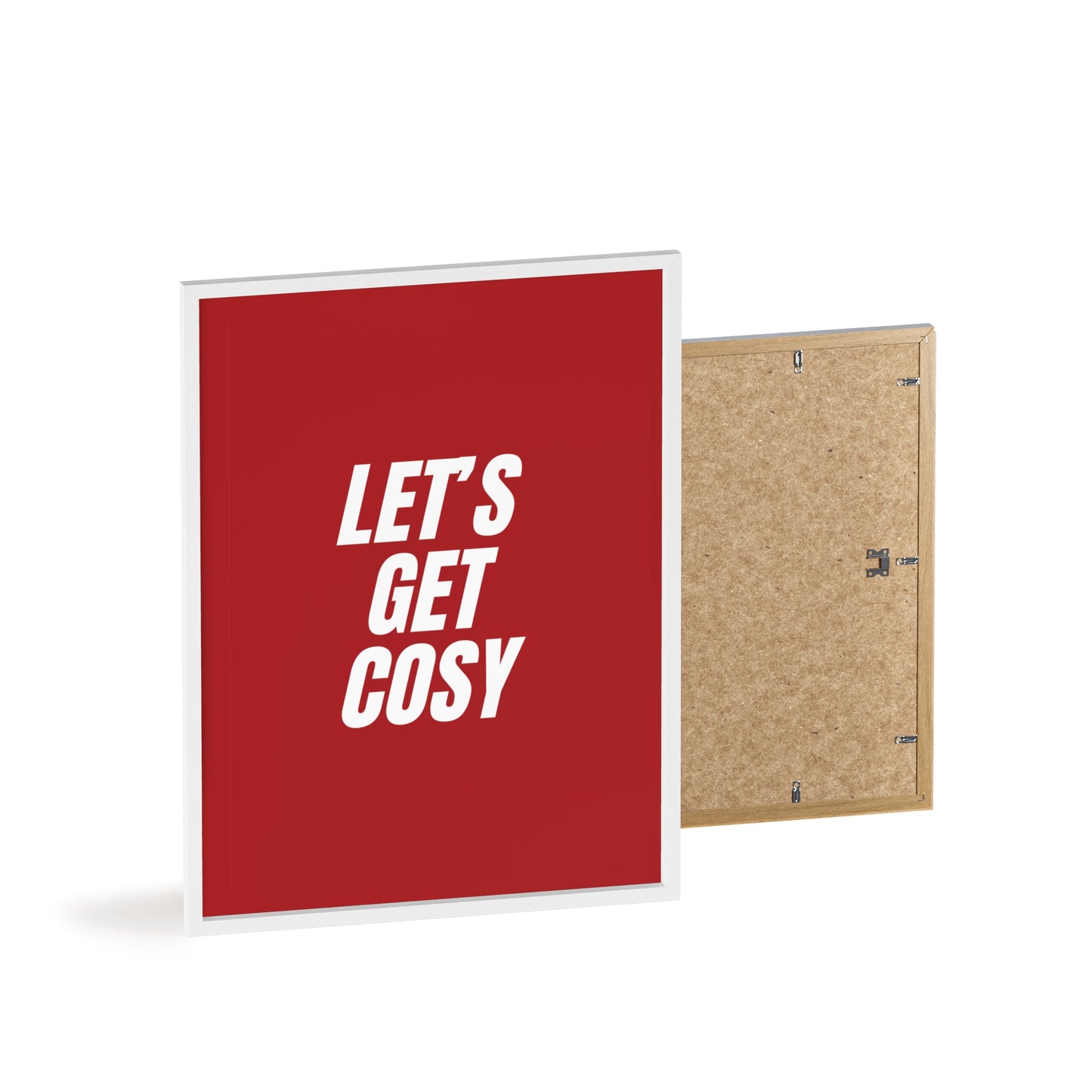 Let's Get Cosy ( Crimson ) - Frame