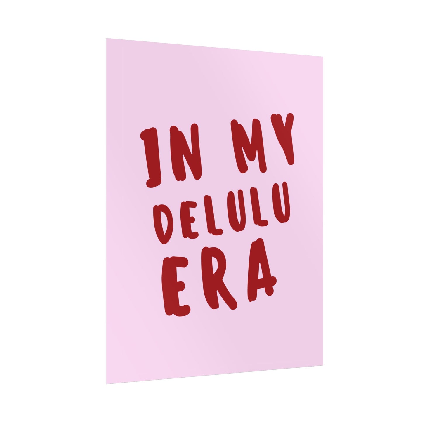 In meiner Delulu-Ära (Pink) - Poster