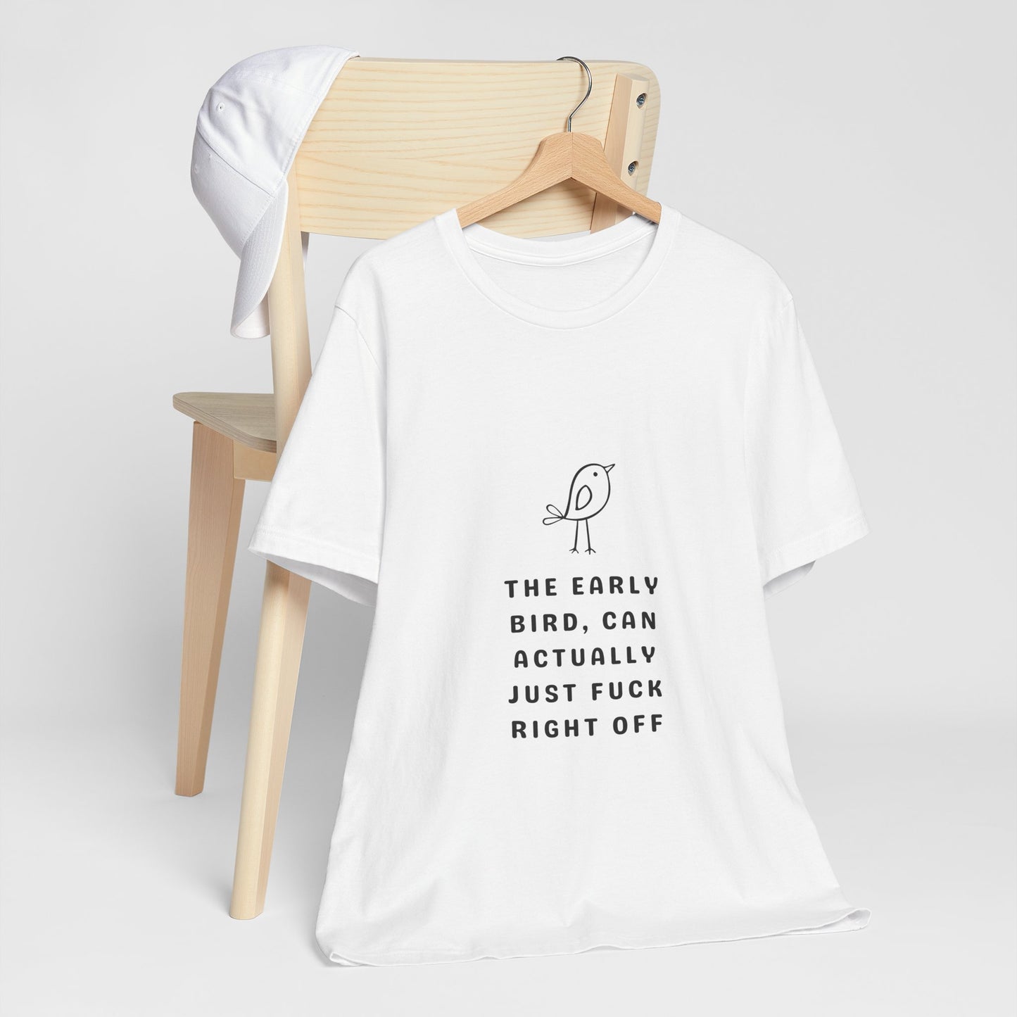 Early Bird | Retro Tee | Organic Unisex T Shirt