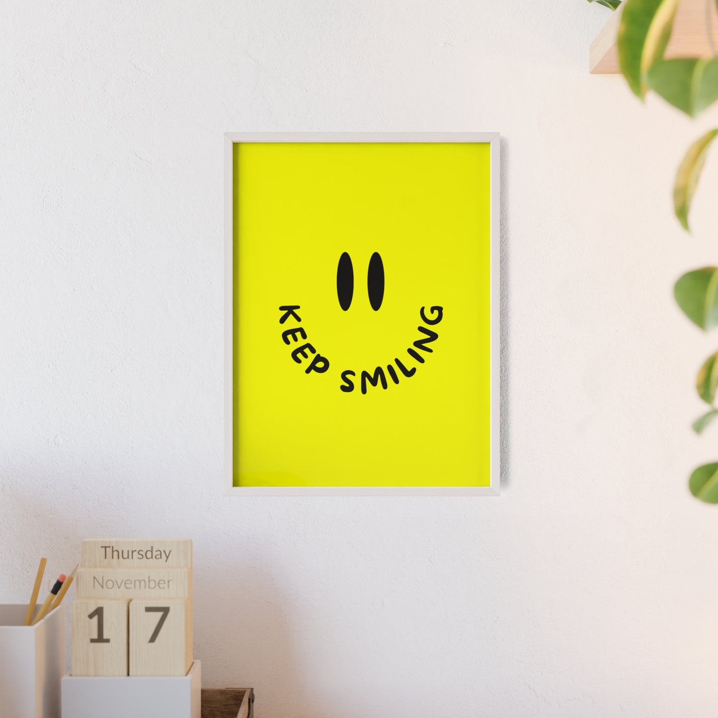 Keep Smiling ( Sunny Yellow ) - Frame