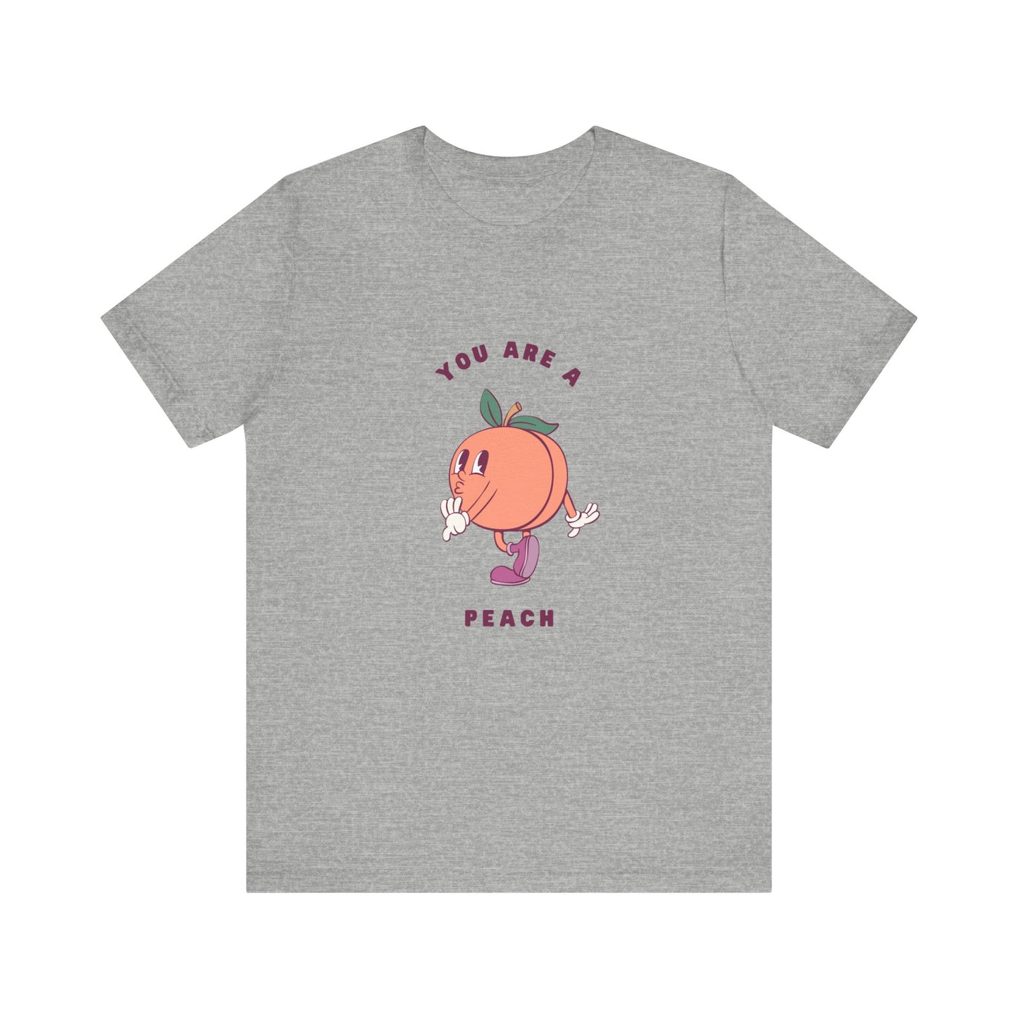 You are a Peach | Retro Tee | Organic Unisex T Shirt