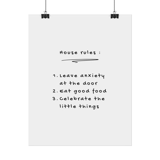 House Rules - Poster