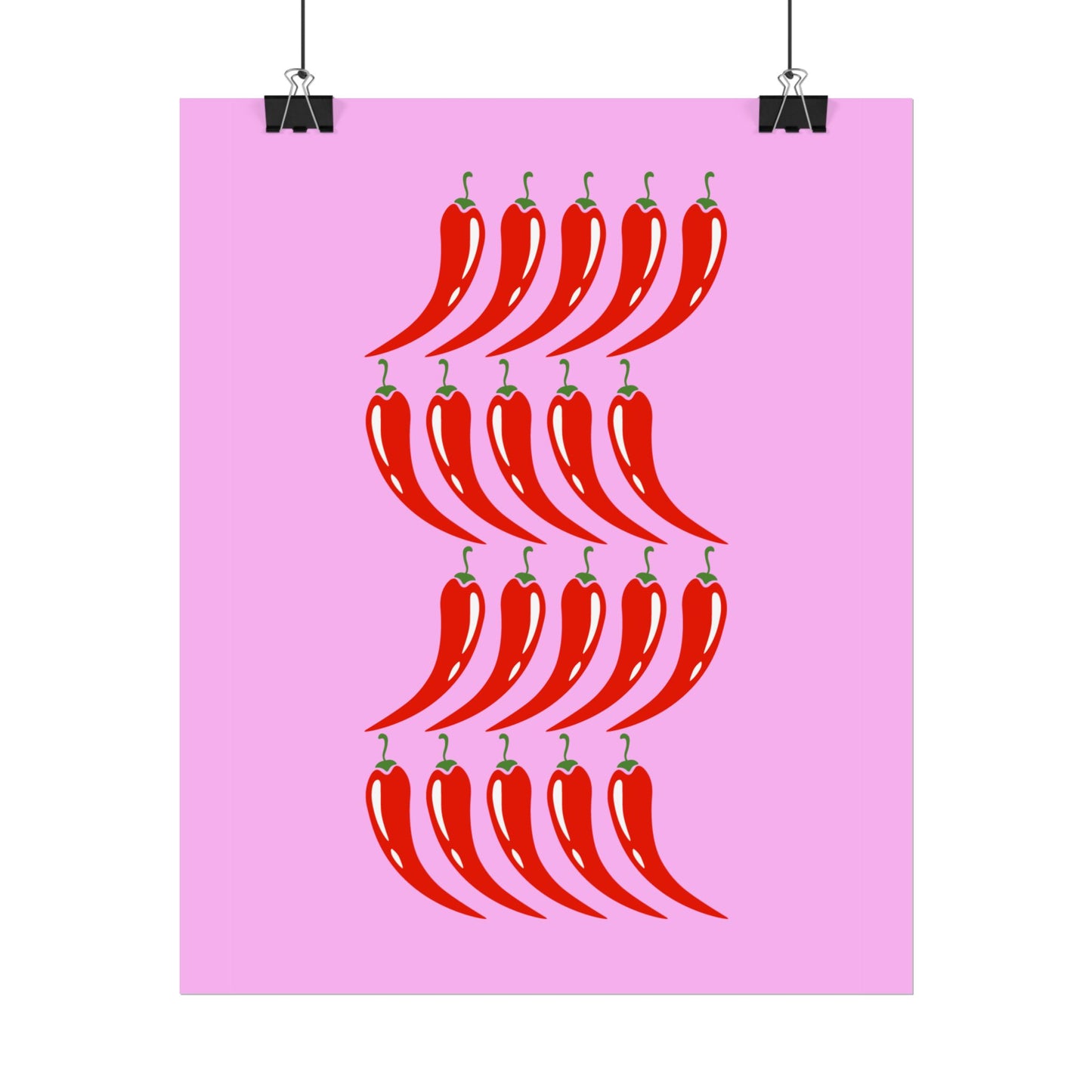 Hot Stuff – Pink Chili Print - Poster