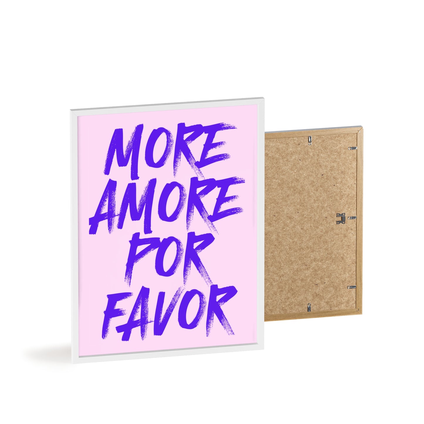 More Amore Por Favor ( Lavendar ) - Frame