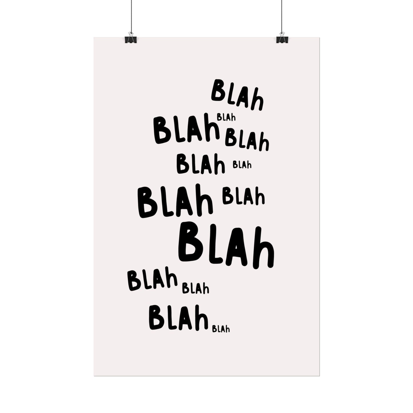 Blah Blah Blah ( Neutral ) - Poster