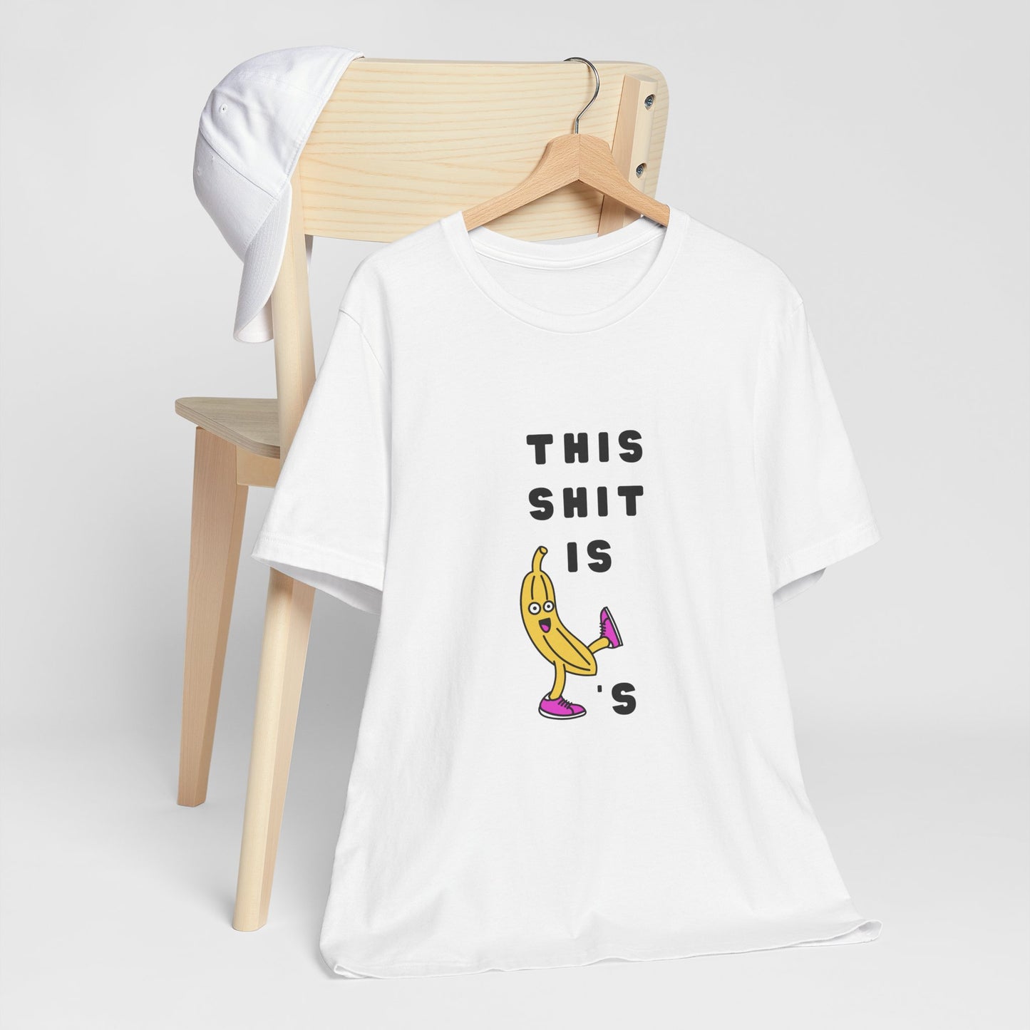 This Sh*t is Banana's | Retro Tee | Organic Unisex T Shirt