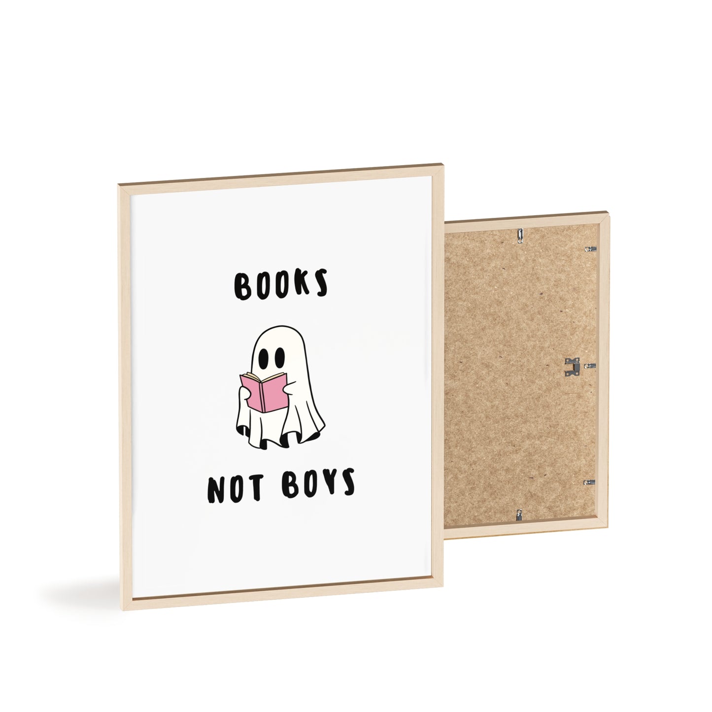 Books not Boys ( Powder Pink ) - Frame