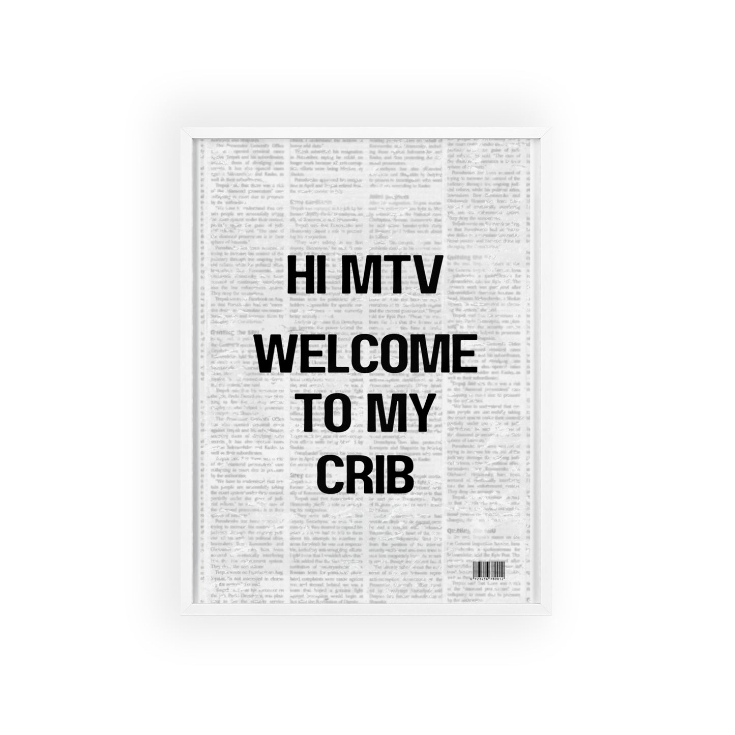 Hi MTV, Welcome to my Crib - Frame