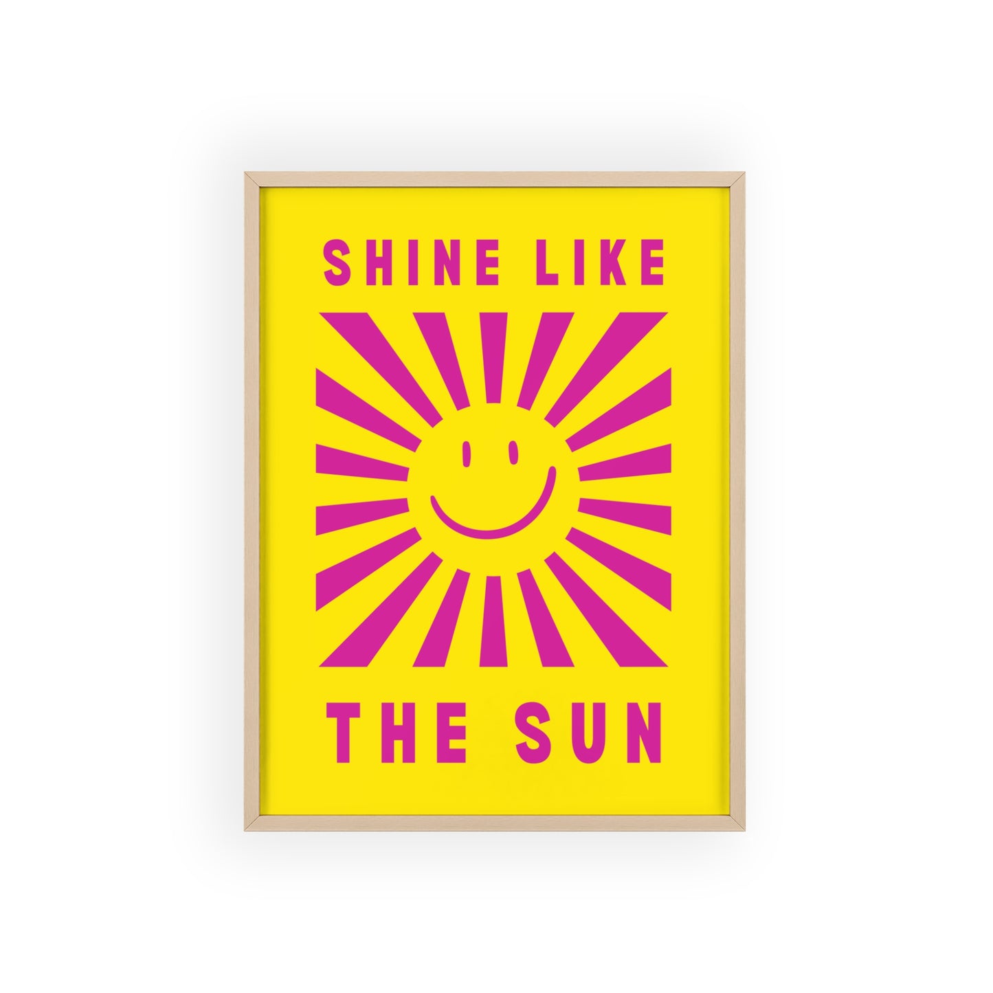 Shine Like The Sun ( Sunshine Yellow ) - Frame