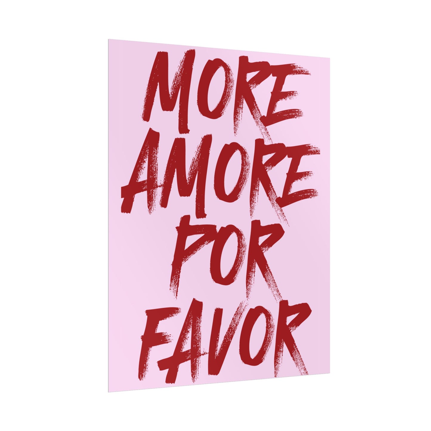 More Amore Por Favor ( Cherry Red/Pink ) - Poster