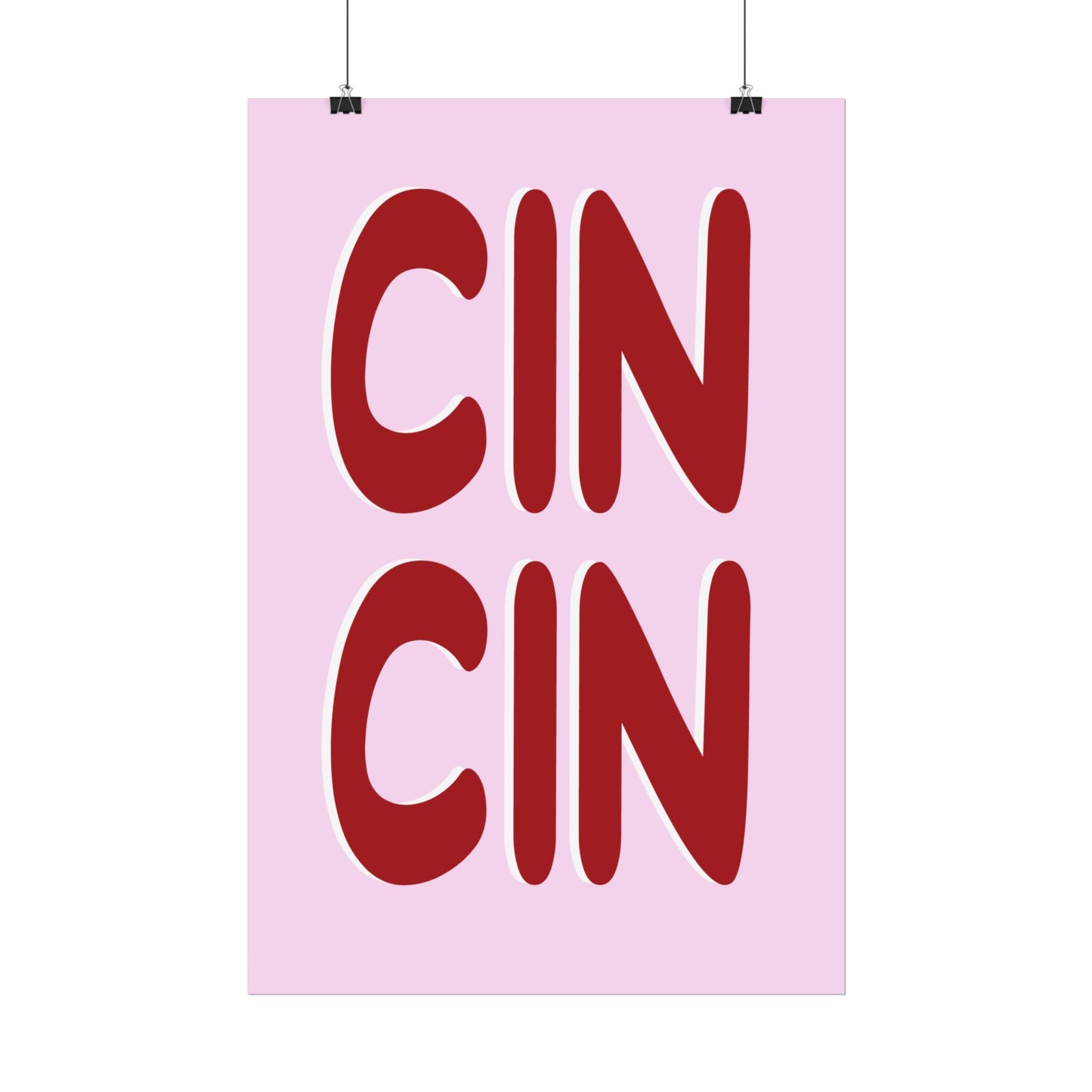 Cin Cin ( Pink ) - Poster