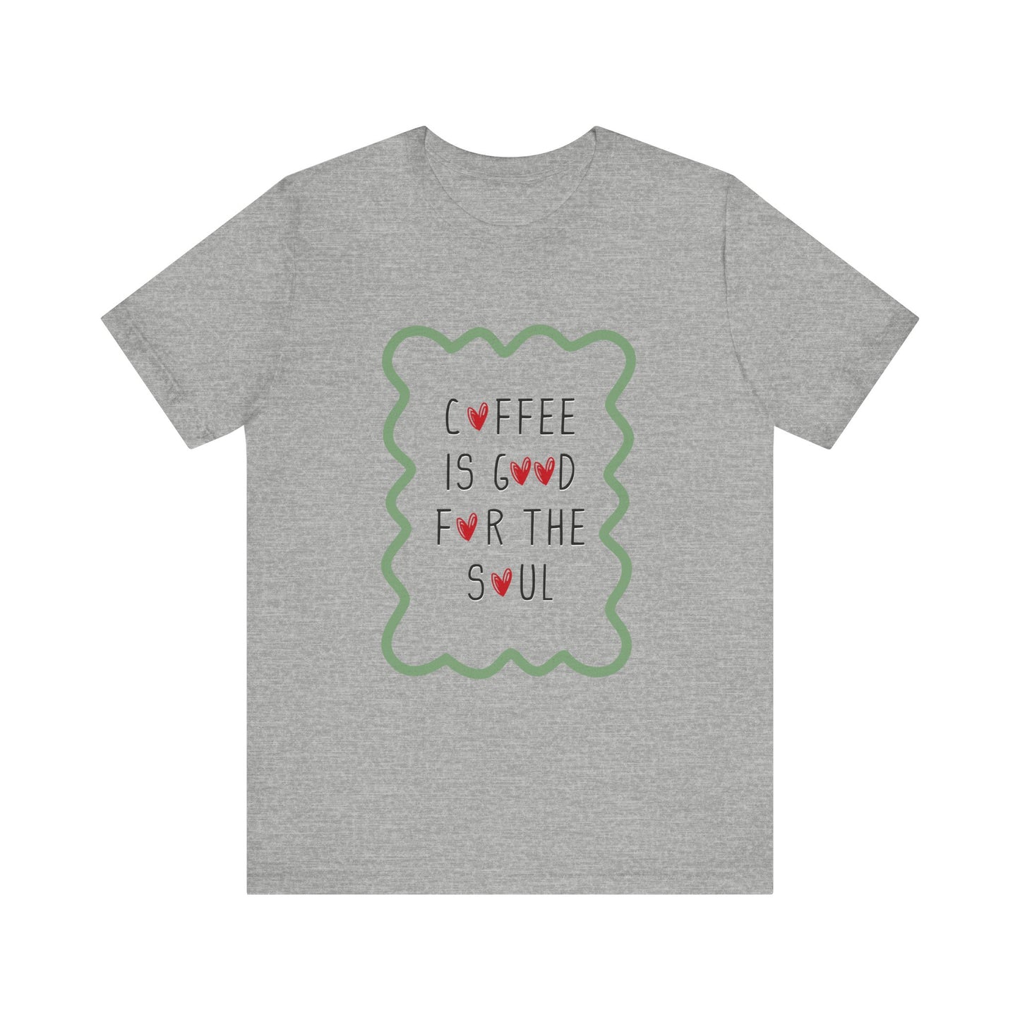 Coffee is Good for the Soul | Retro Tee | Organic Unisex T Shirt