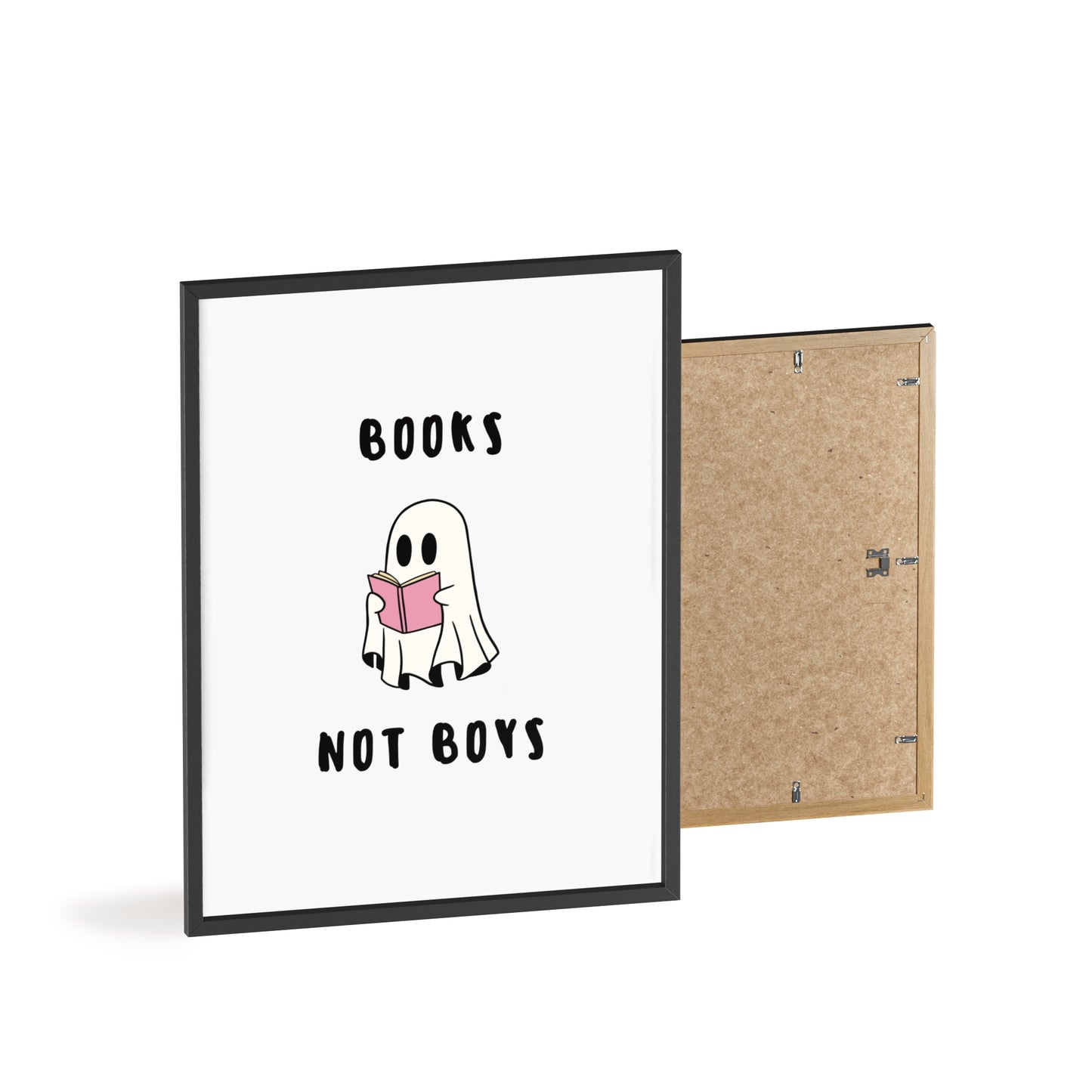 Books not Boys ( Powder Pink ) - Frame