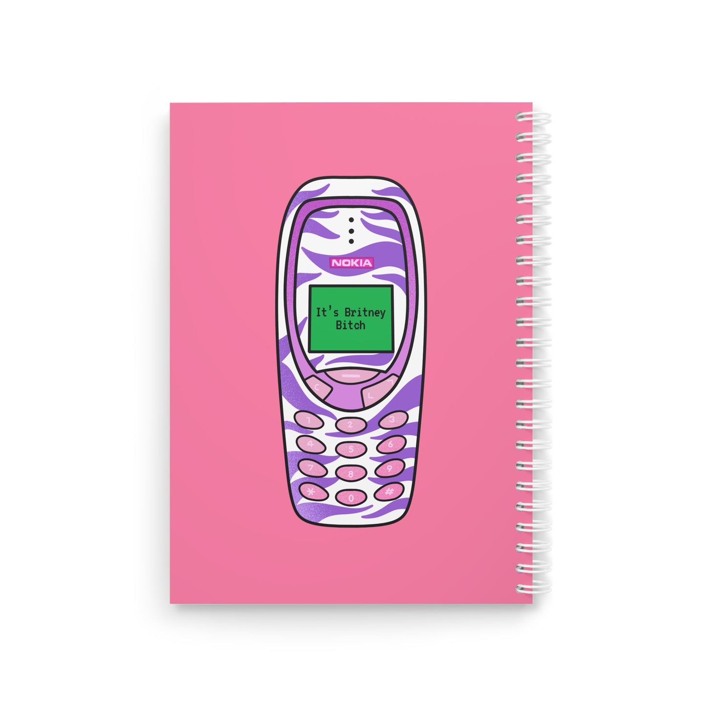 It's Britney B*tch - Sassy Scribbles Spiral Notebook