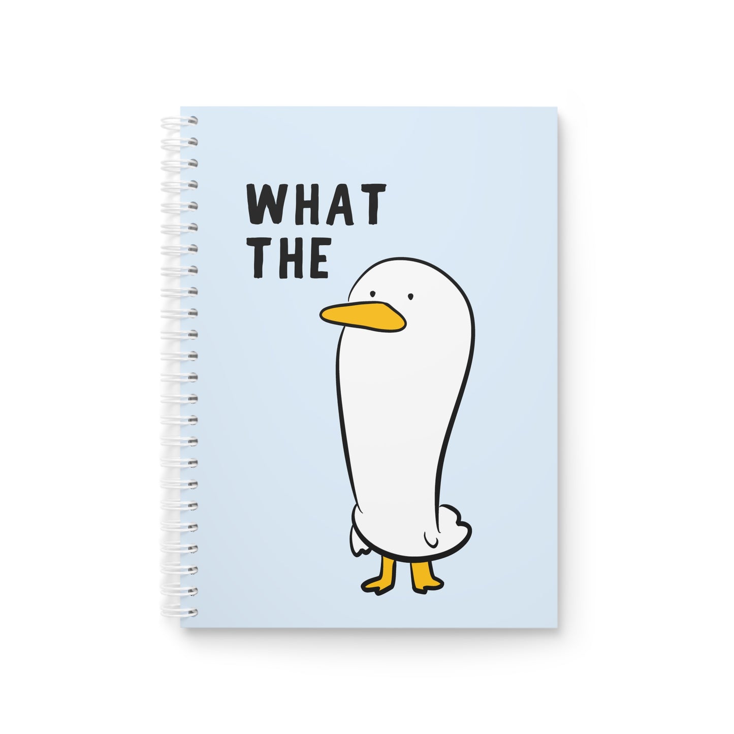 What the F*ck ( Blue ) - Sassy Scribbles Spiral Notebook