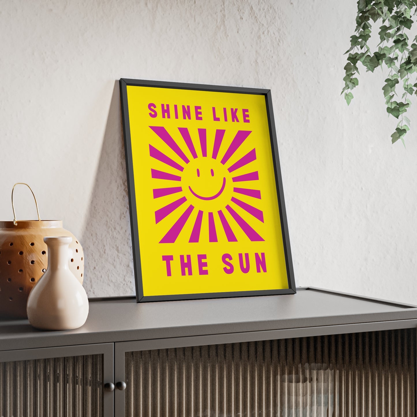 Shine Like The Sun ( Sunshine Yellow ) - Frame